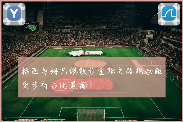 梅西与姆巴佩散步金靴之路跑动距离步行占比最高